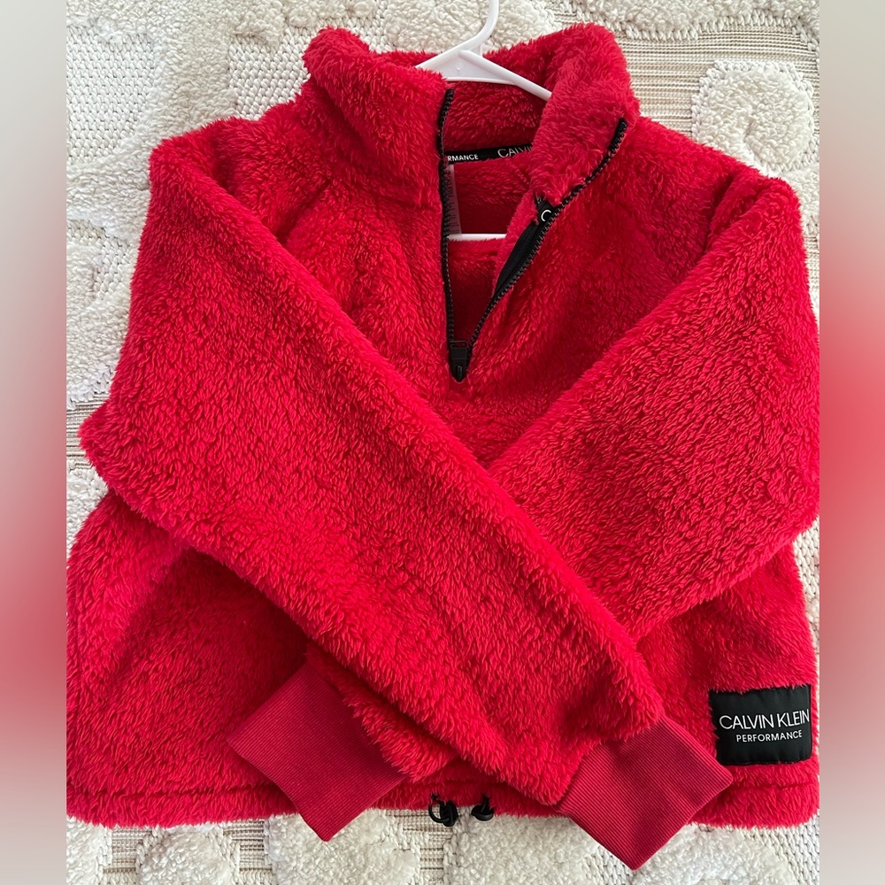 Mid-rise Calvin Klein Puff Sweatshirt